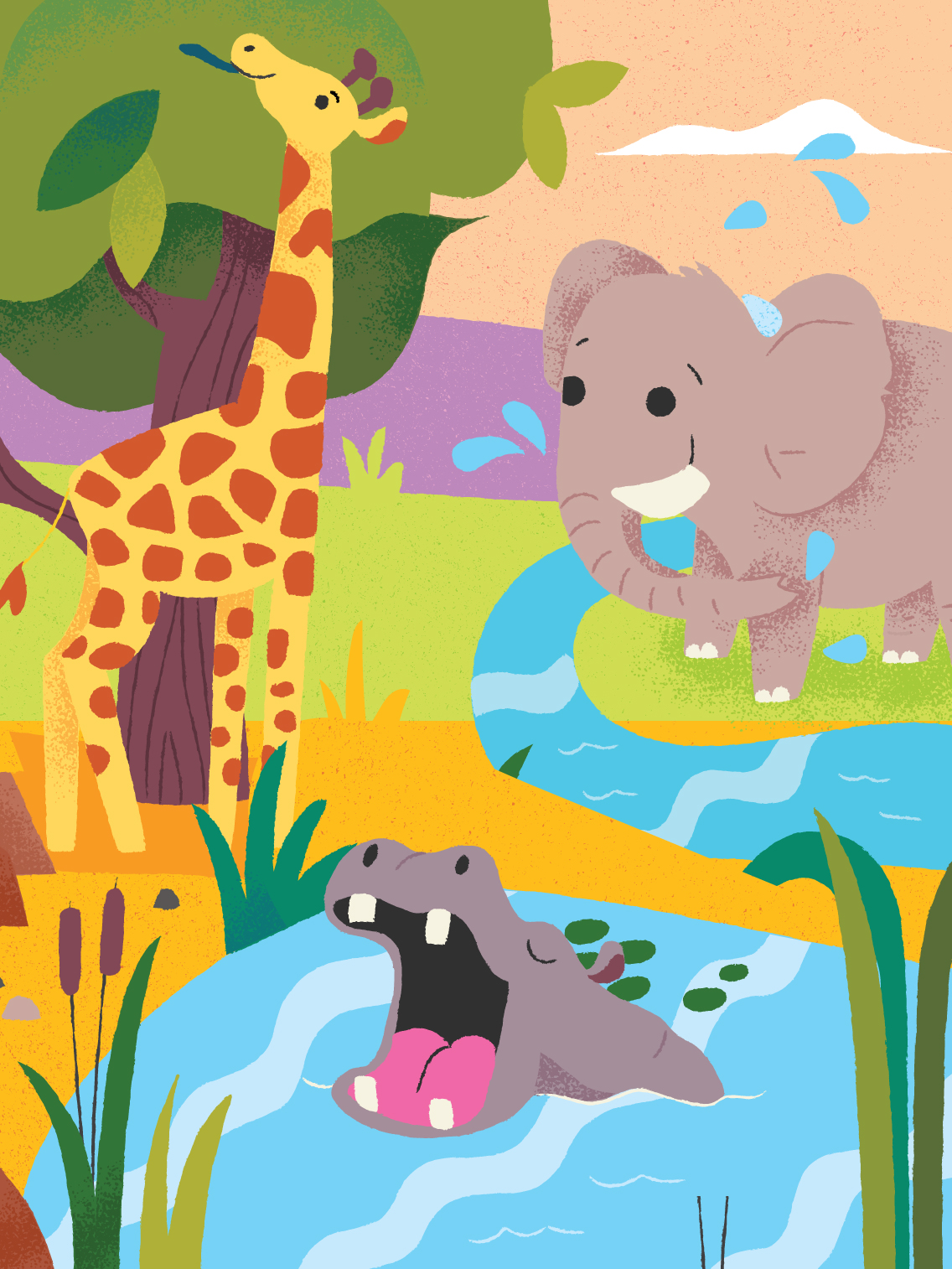 Spot and Say at the Zoo